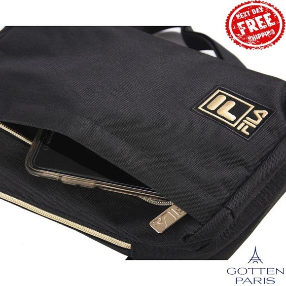 Calistoga Sling Black, Gold-Tone Women's Bag - Picture 6 of 7